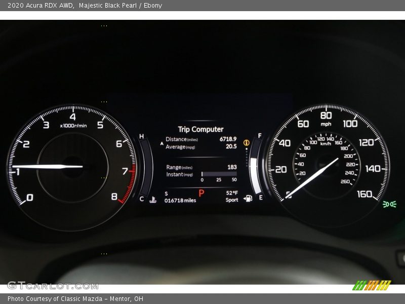  2020 RDX AWD AWD Gauges