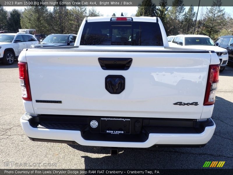 Bright White / Black 2023 Ram 1500 Big Horn Night Edition Crew Cab 4x4