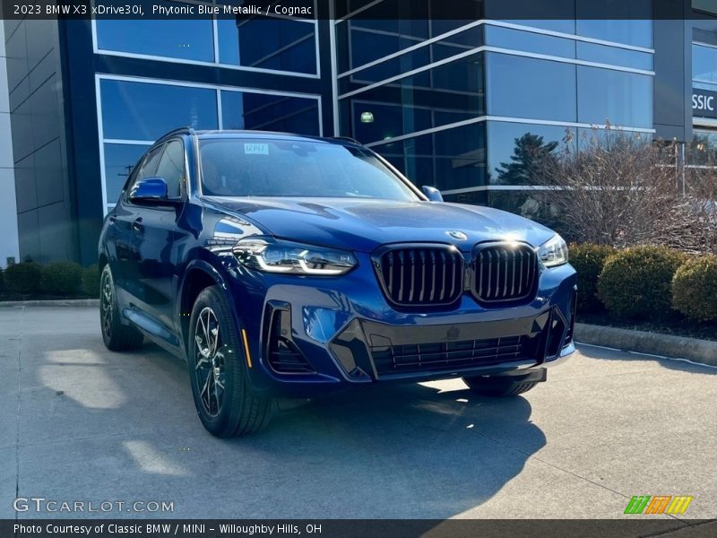 Phytonic Blue Metallic / Cognac 2023 BMW X3 xDrive30i