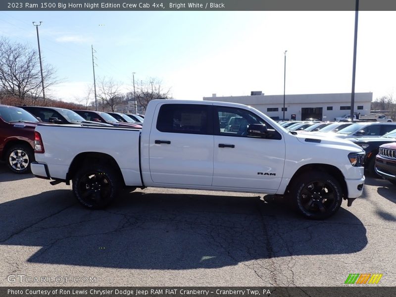 Bright White / Black 2023 Ram 1500 Big Horn Night Edition Crew Cab 4x4