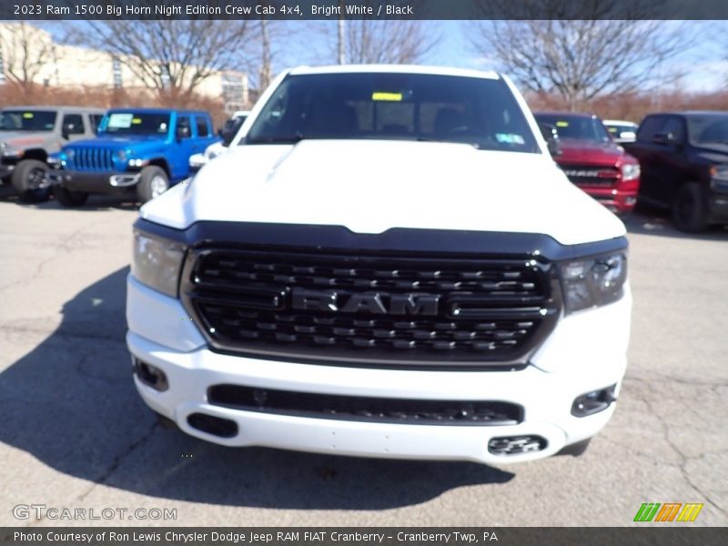 Bright White / Black 2023 Ram 1500 Big Horn Night Edition Crew Cab 4x4