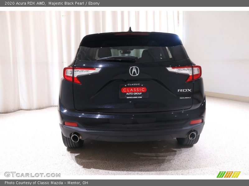 Majestic Black Pearl / Ebony 2020 Acura RDX AWD