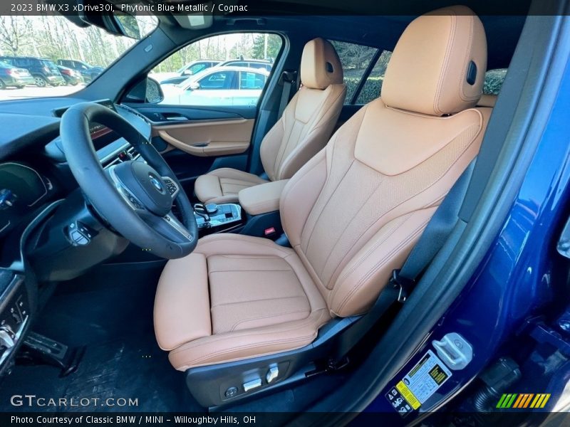  2023 X3 xDrive30i Cognac Interior