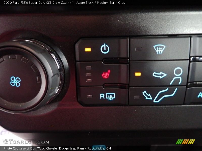 Agate Black / Medium Earth Gray 2020 Ford F350 Super Duty XLT Crew Cab 4x4