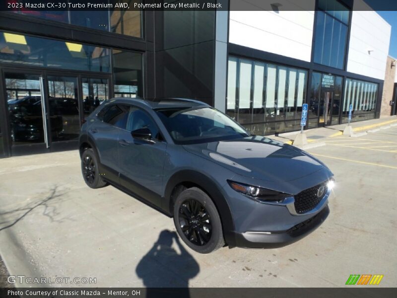 Polymetal Gray Metallic / Black 2023 Mazda CX-30 Turbo Premium AWD