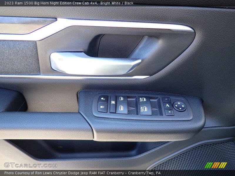 Bright White / Black 2023 Ram 1500 Big Horn Night Edition Crew Cab 4x4