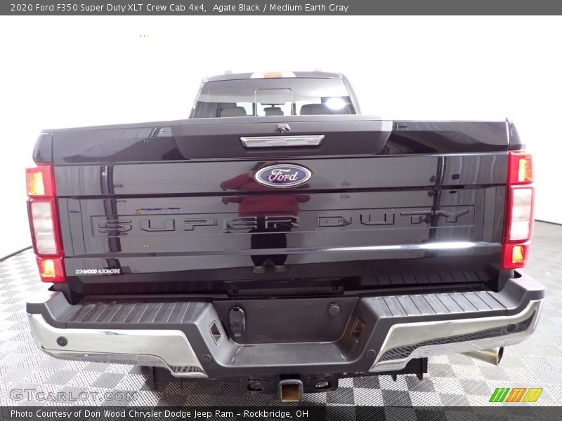 Agate Black / Medium Earth Gray 2020 Ford F350 Super Duty XLT Crew Cab 4x4