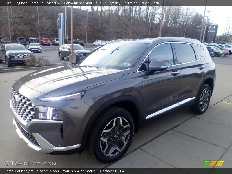 Front 3/4 View of 2023 Santa Fe Hybrid SEL Convenience AWD Plug-In Hybrid