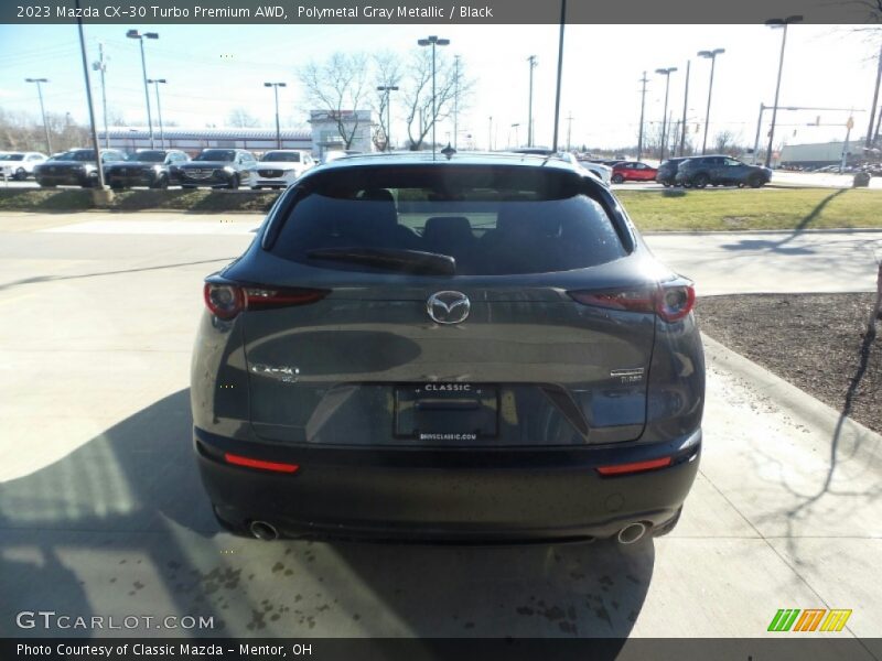 Polymetal Gray Metallic / Black 2023 Mazda CX-30 Turbo Premium AWD