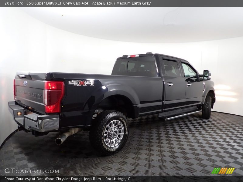 Agate Black / Medium Earth Gray 2020 Ford F350 Super Duty XLT Crew Cab 4x4