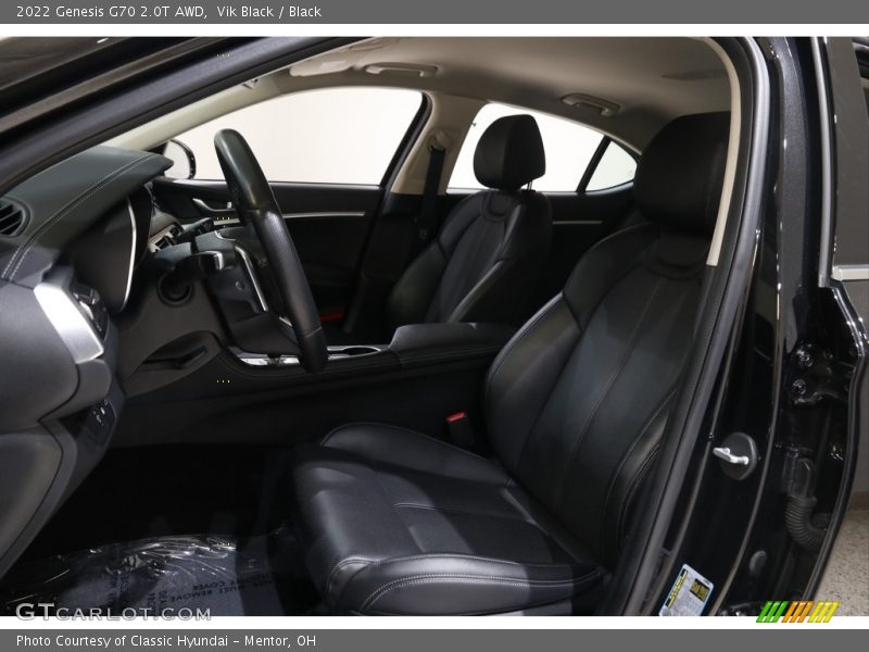 Vik Black / Black 2022 Genesis G70 2.0T AWD