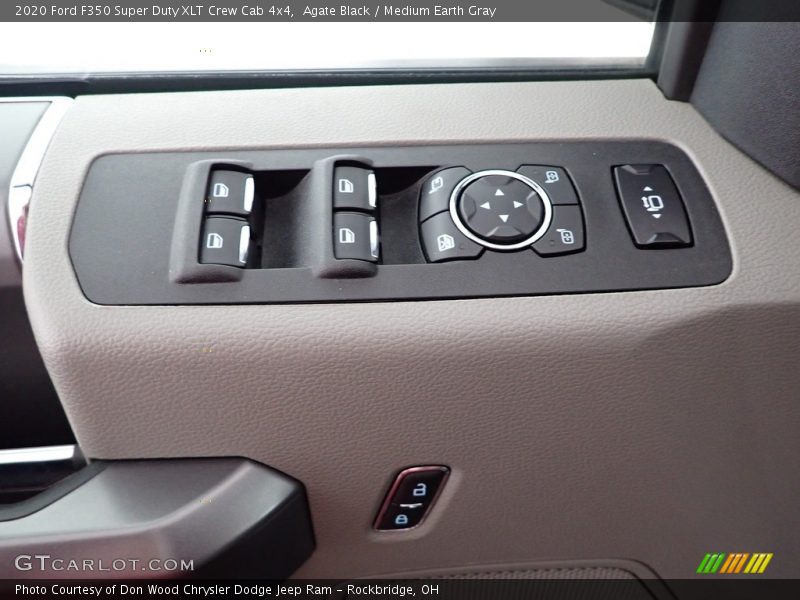 Agate Black / Medium Earth Gray 2020 Ford F350 Super Duty XLT Crew Cab 4x4
