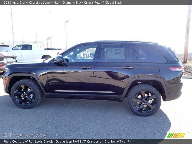 Diamond Black Crystal Pearl / Global Black 2023 Jeep Grand Cherokee Summit 4x4