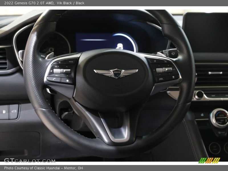  2022 G70 2.0T AWD Steering Wheel