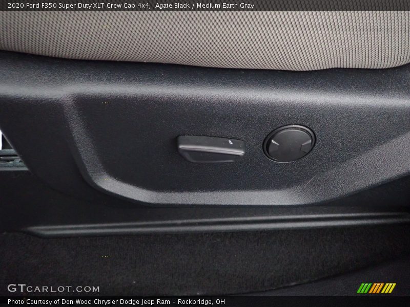 Agate Black / Medium Earth Gray 2020 Ford F350 Super Duty XLT Crew Cab 4x4