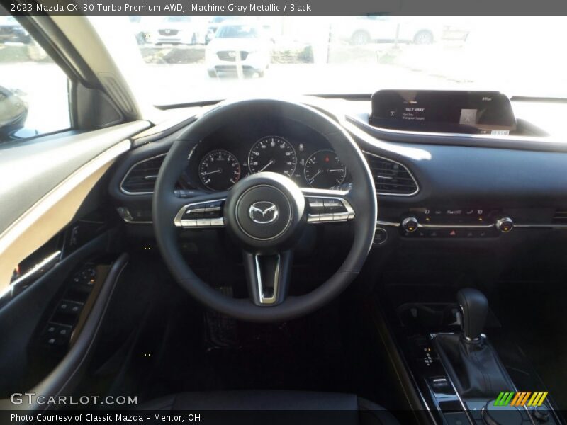 Machine Gray Metallic / Black 2023 Mazda CX-30 Turbo Premium AWD