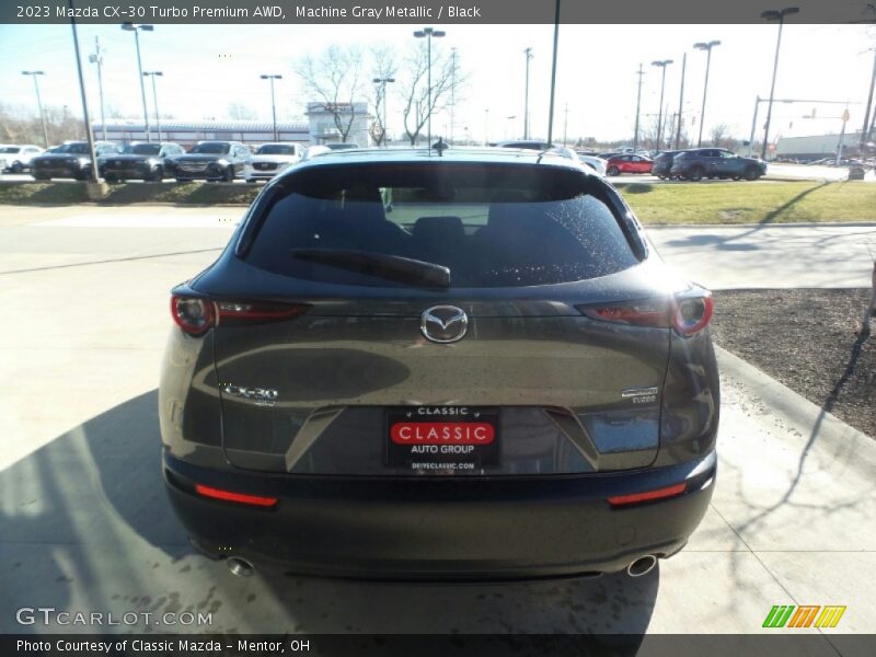 Machine Gray Metallic / Black 2023 Mazda CX-30 Turbo Premium AWD