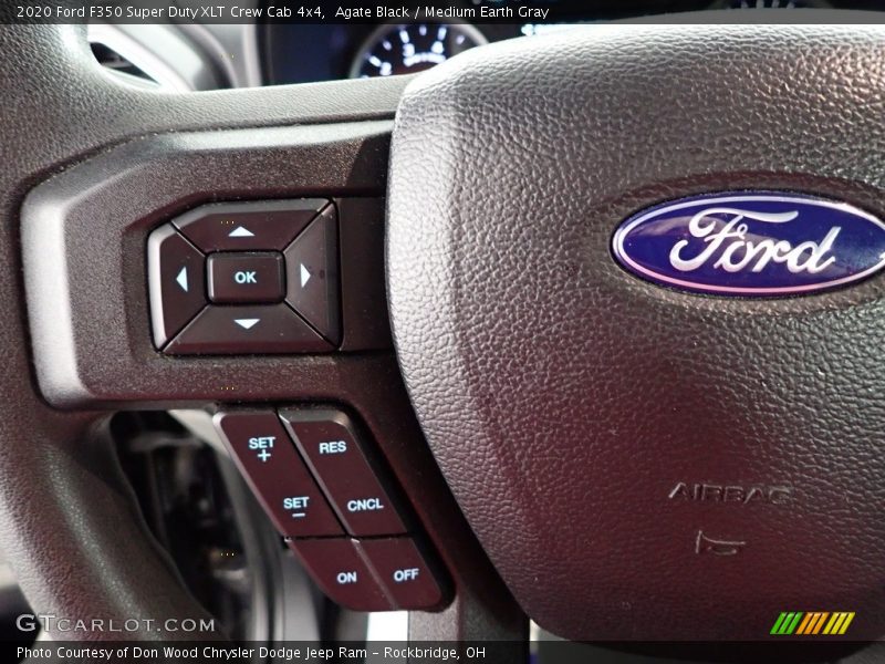 Agate Black / Medium Earth Gray 2020 Ford F350 Super Duty XLT Crew Cab 4x4
