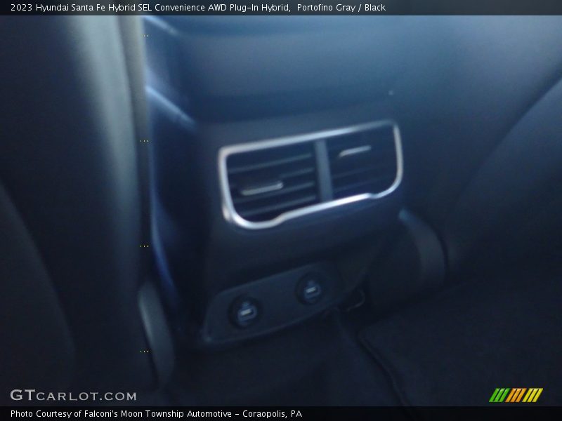 Portofino Gray / Black 2023 Hyundai Santa Fe Hybrid SEL Convenience AWD Plug-In Hybrid