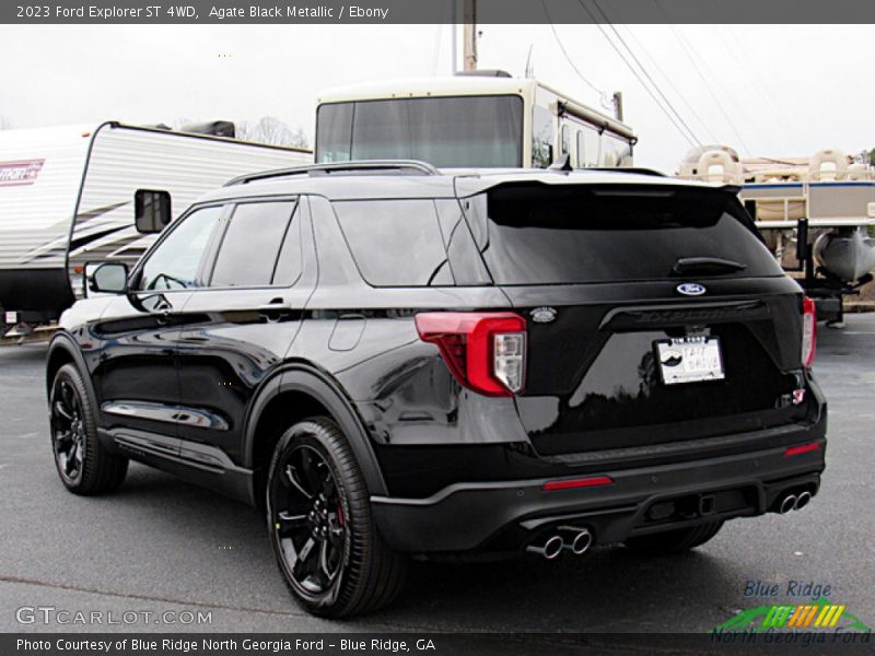 Agate Black Metallic / Ebony 2023 Ford Explorer ST 4WD