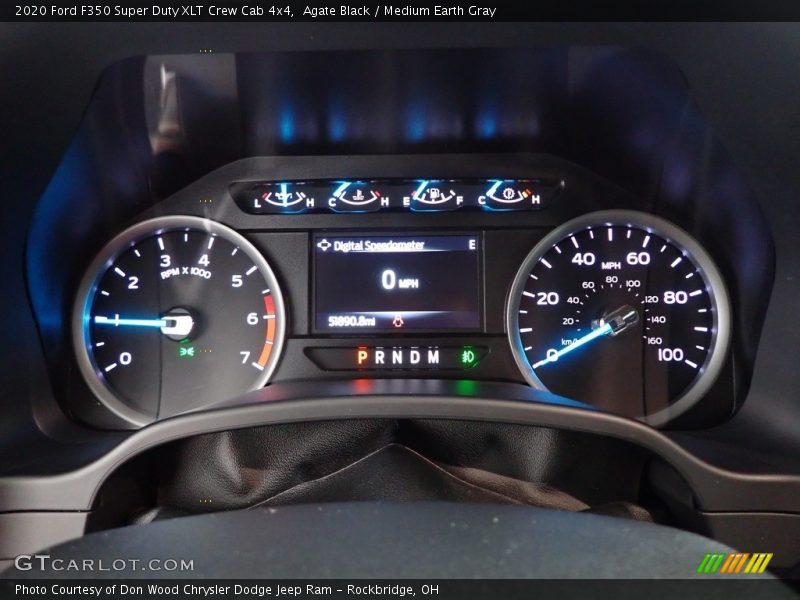 Agate Black / Medium Earth Gray 2020 Ford F350 Super Duty XLT Crew Cab 4x4