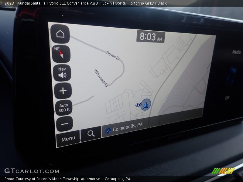 Navigation of 2023 Santa Fe Hybrid SEL Convenience AWD Plug-In Hybrid