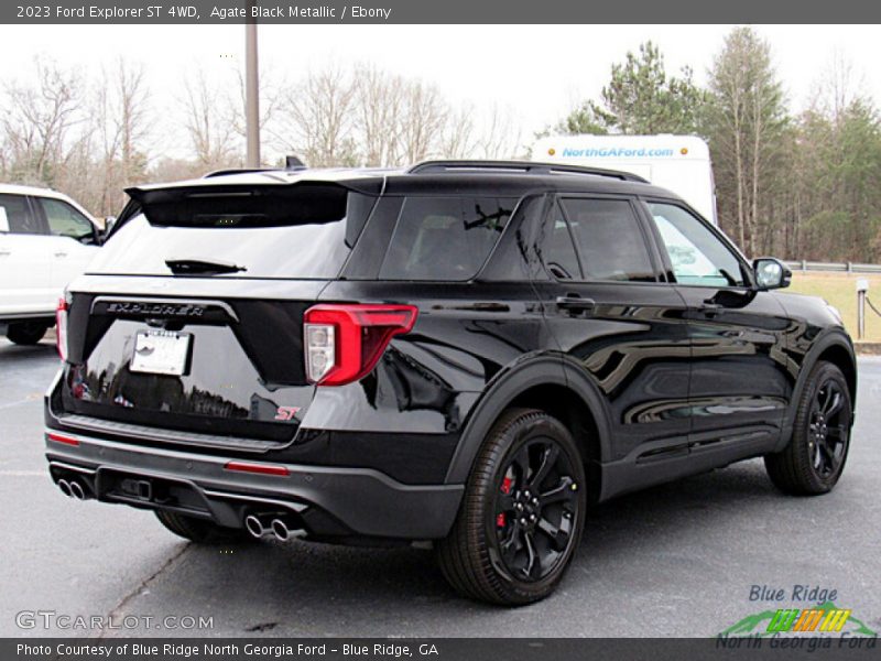 Agate Black Metallic / Ebony 2023 Ford Explorer ST 4WD