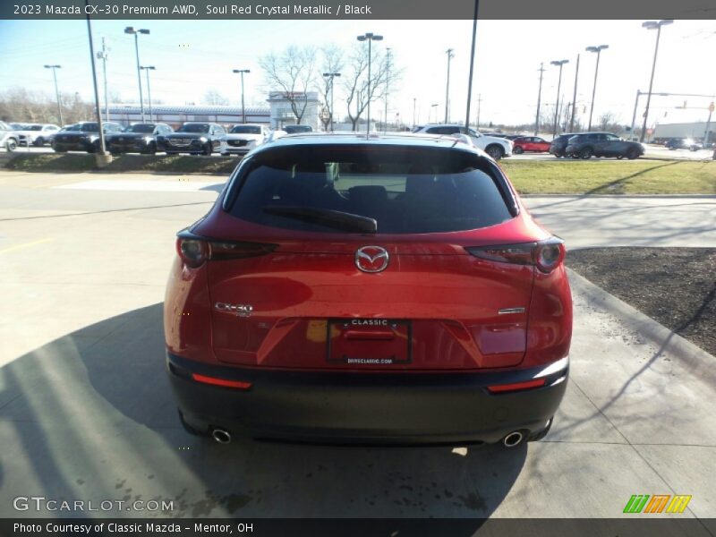 Soul Red Crystal Metallic / Black 2023 Mazda CX-30 Premium AWD