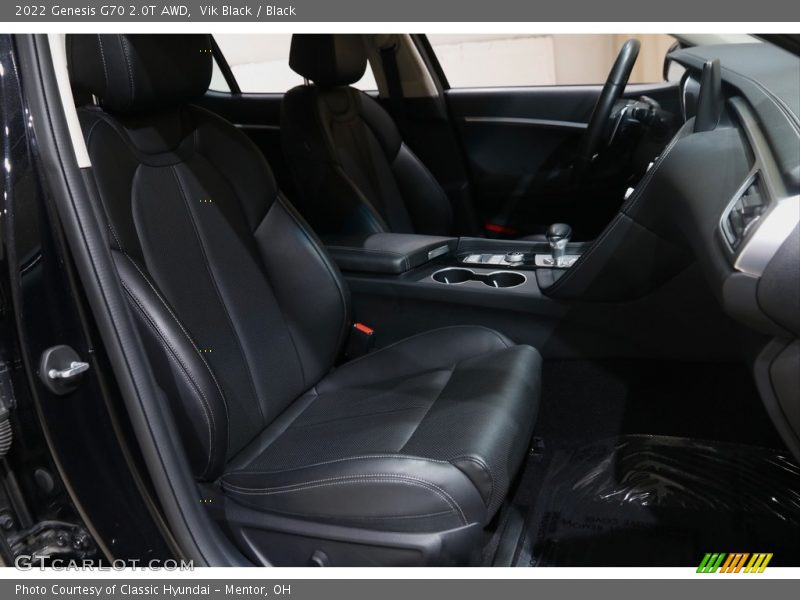 Front Seat of 2022 G70 2.0T AWD
