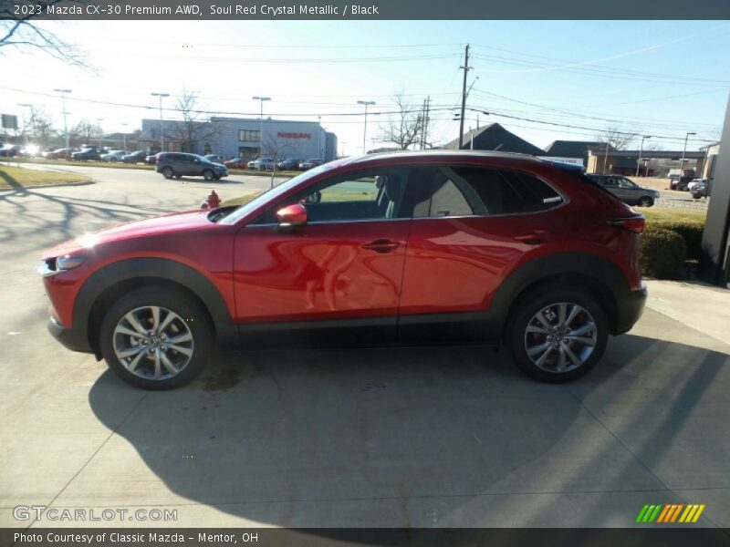 Soul Red Crystal Metallic / Black 2023 Mazda CX-30 Premium AWD