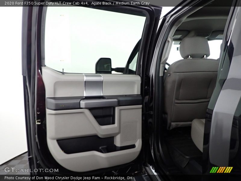 Agate Black / Medium Earth Gray 2020 Ford F350 Super Duty XLT Crew Cab 4x4