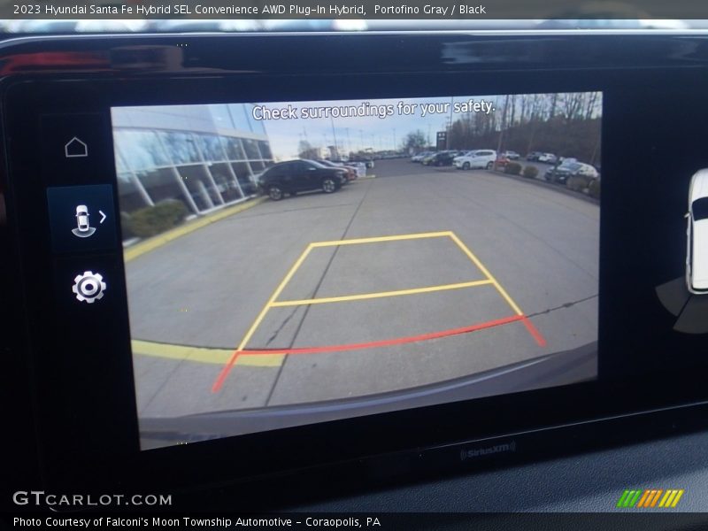 Portofino Gray / Black 2023 Hyundai Santa Fe Hybrid SEL Convenience AWD Plug-In Hybrid
