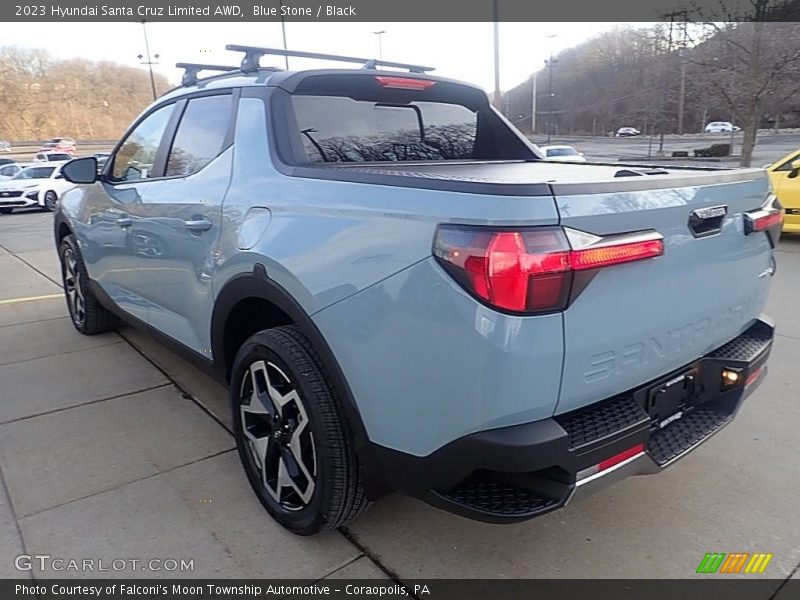 Blue Stone / Black 2023 Hyundai Santa Cruz Limited AWD