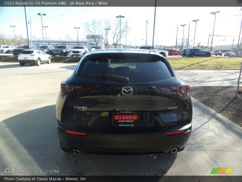 Jet Black Mica / White 2023 Mazda CX-30 Premium AWD