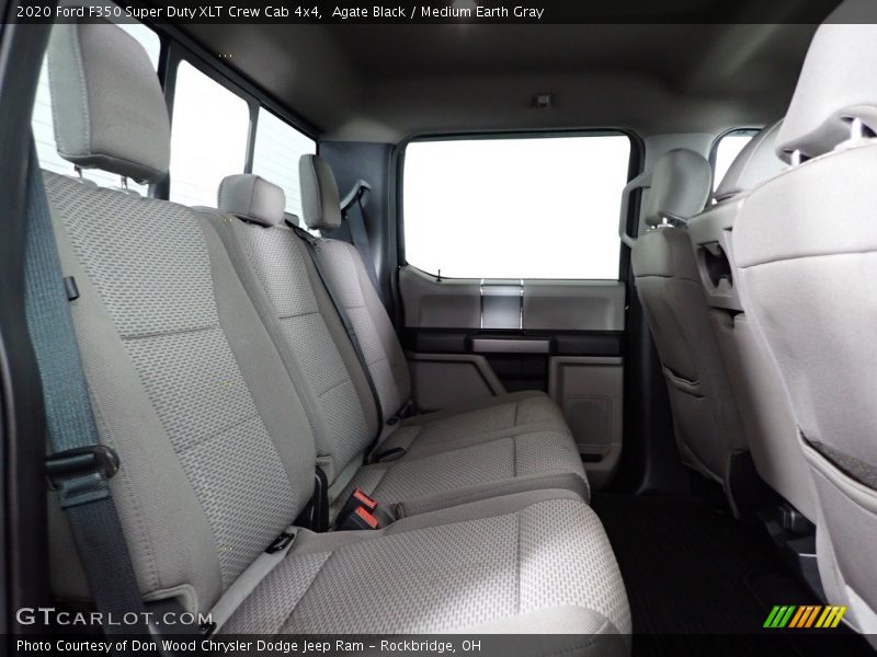 Agate Black / Medium Earth Gray 2020 Ford F350 Super Duty XLT Crew Cab 4x4