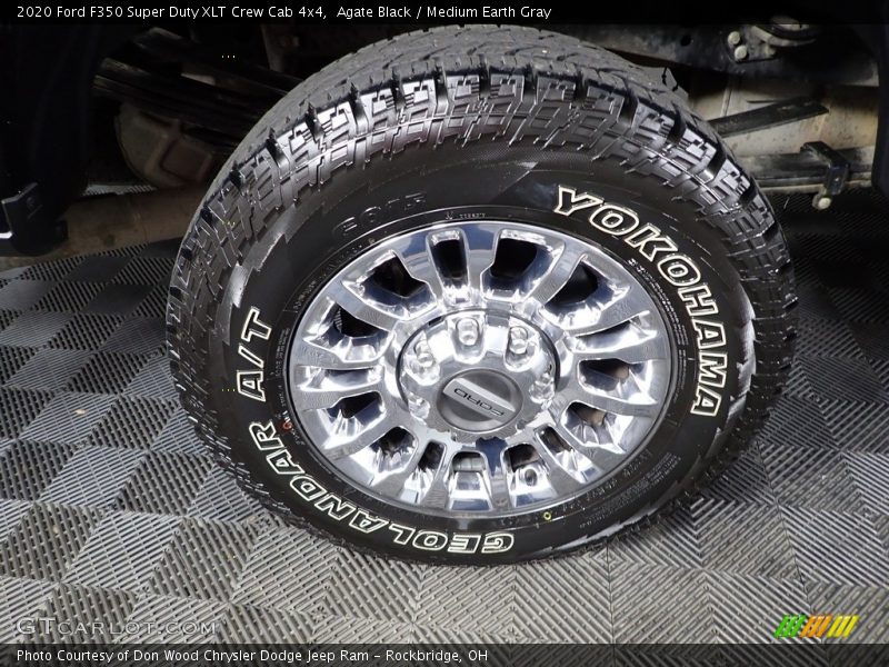 Agate Black / Medium Earth Gray 2020 Ford F350 Super Duty XLT Crew Cab 4x4