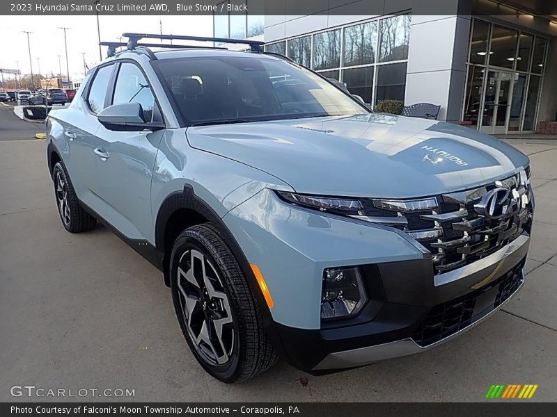 Blue Stone / Black 2023 Hyundai Santa Cruz Limited AWD