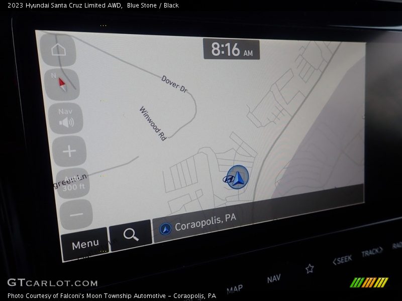 Navigation of 2023 Santa Cruz Limited AWD