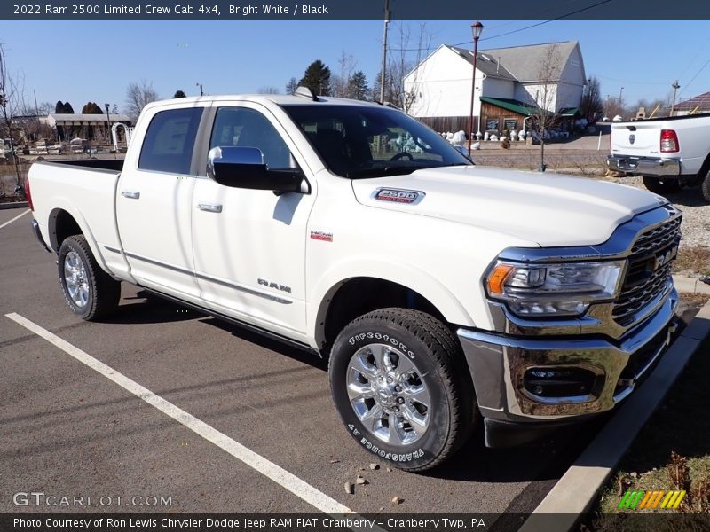 Bright White / Black 2022 Ram 2500 Limited Crew Cab 4x4