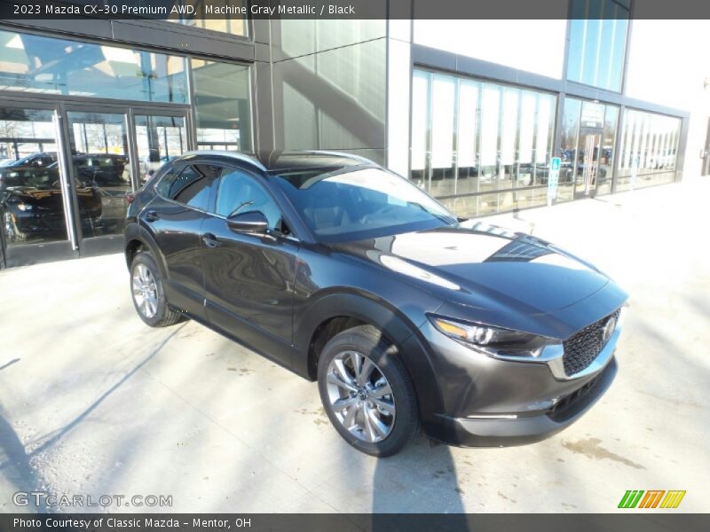 Machine Gray Metallic / Black 2023 Mazda CX-30 Premium AWD