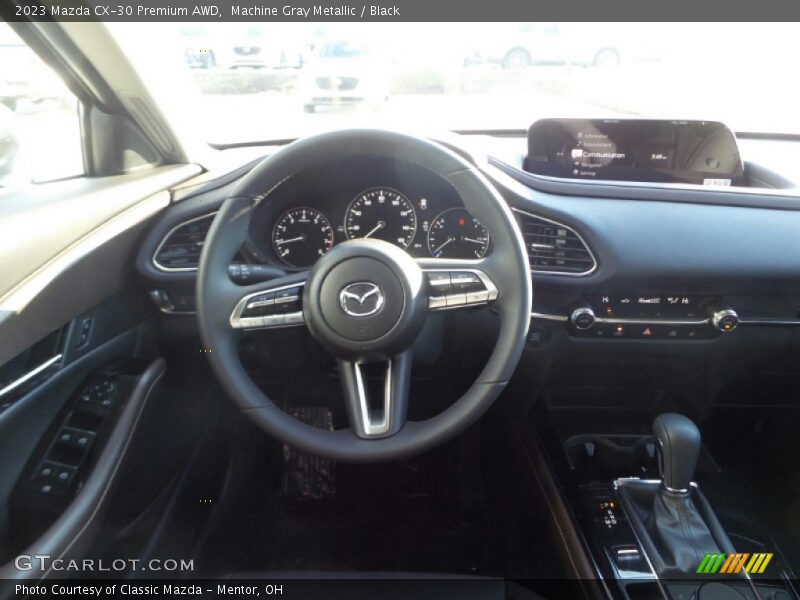 Machine Gray Metallic / Black 2023 Mazda CX-30 Premium AWD