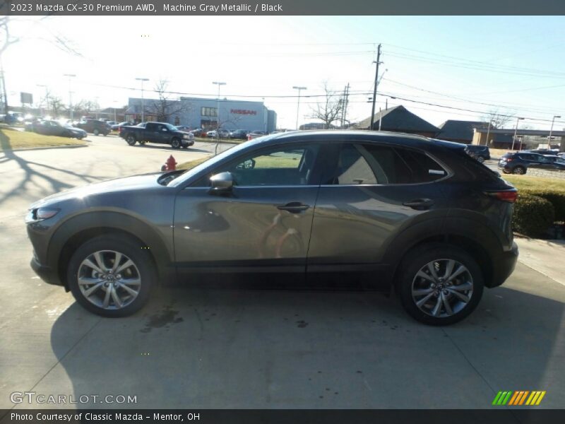 Machine Gray Metallic / Black 2023 Mazda CX-30 Premium AWD