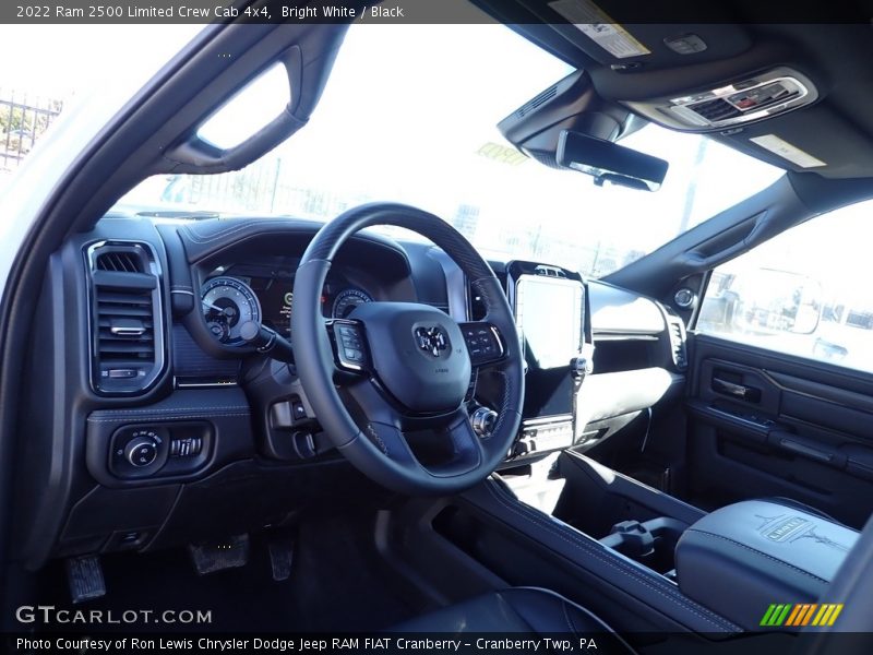 Bright White / Black 2022 Ram 2500 Limited Crew Cab 4x4