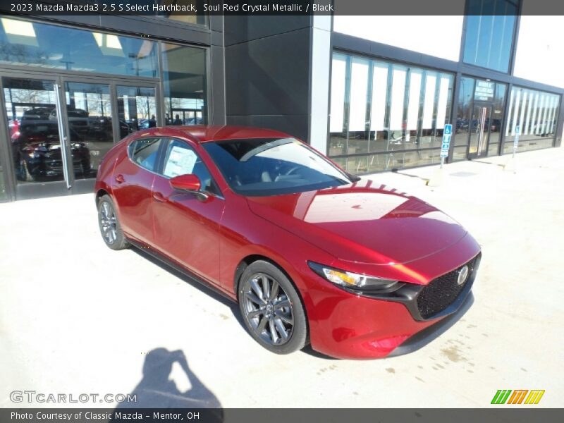 Front 3/4 View of 2023 Mazda3 2.5 S Select Hatchback