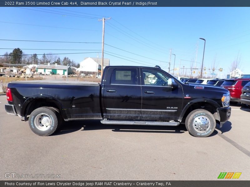 Diamond Black Crystal Pearl / Indigo/Frost 2022 Ram 3500 Limited Crew Cab 4x4