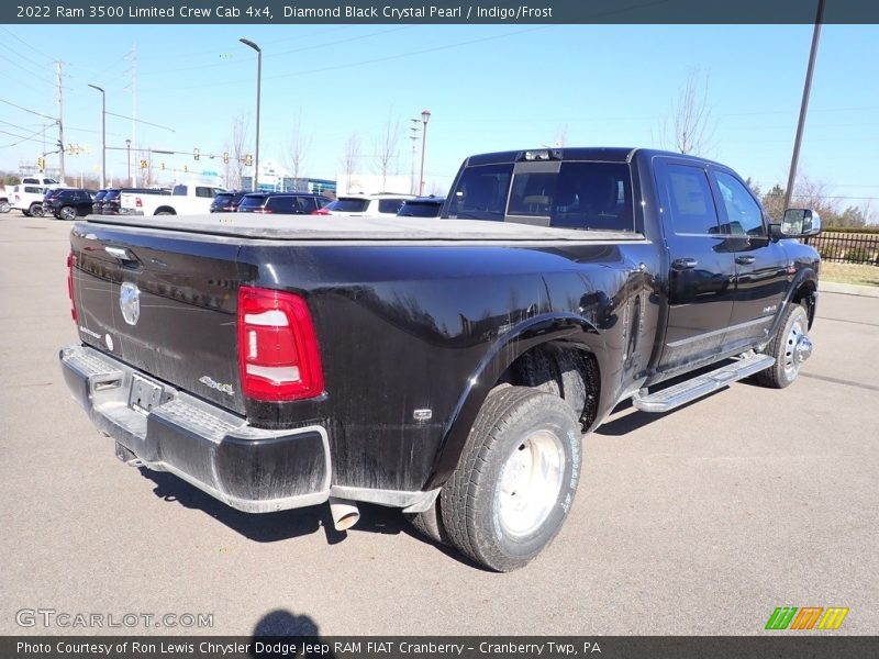 Diamond Black Crystal Pearl / Indigo/Frost 2022 Ram 3500 Limited Crew Cab 4x4