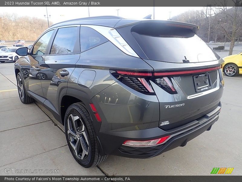 Amazon Gray / Black 2023 Hyundai Tucson SEL AWD