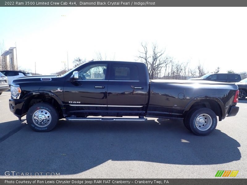 Diamond Black Crystal Pearl / Indigo/Frost 2022 Ram 3500 Limited Crew Cab 4x4
