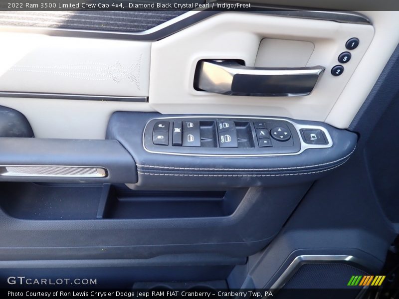 Diamond Black Crystal Pearl / Indigo/Frost 2022 Ram 3500 Limited Crew Cab 4x4