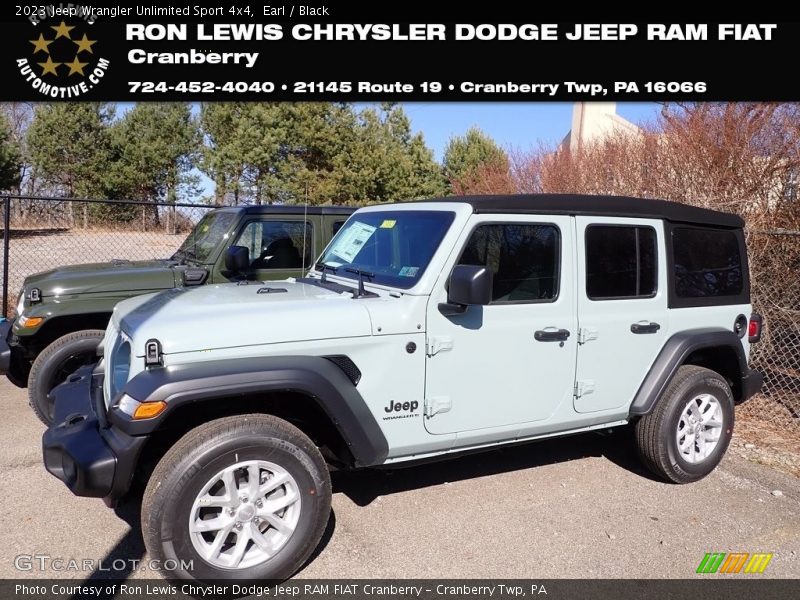 Earl / Black 2023 Jeep Wrangler Unlimited Sport 4x4